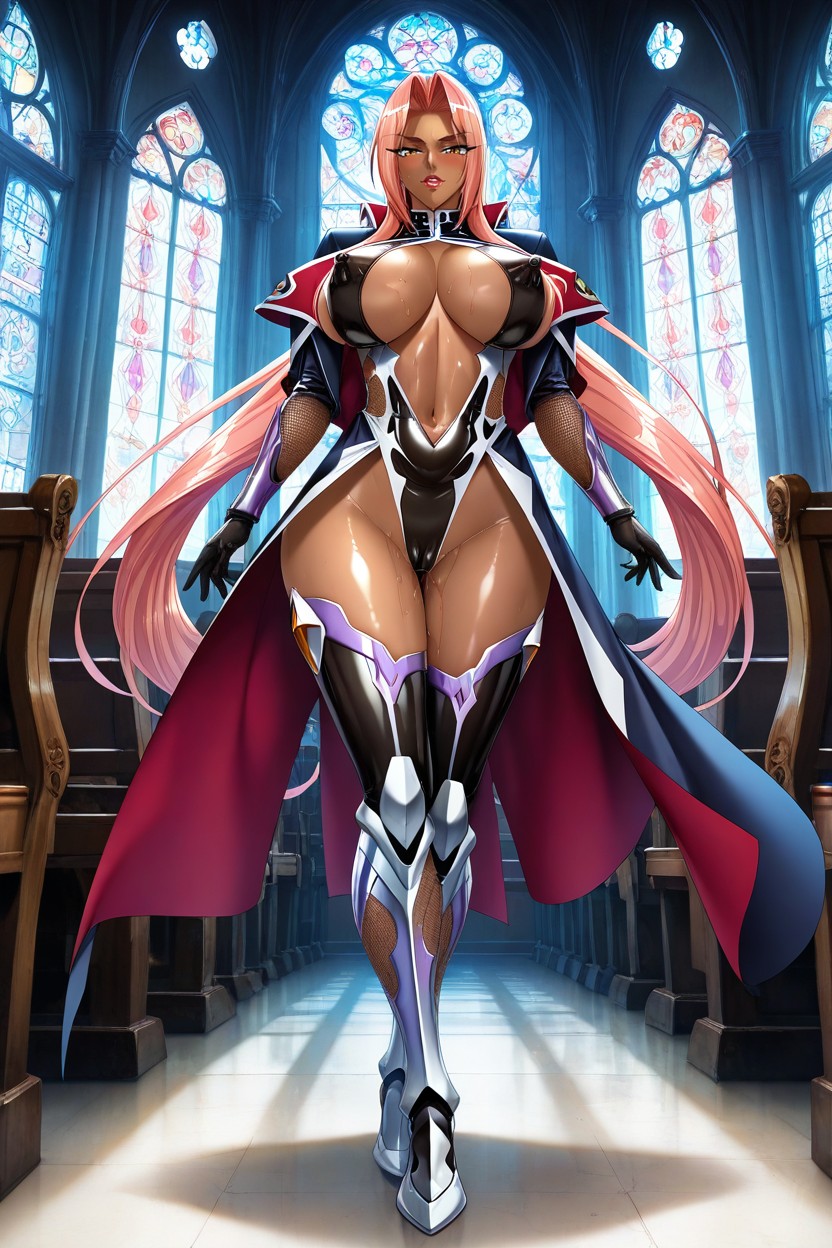 Church, Thigh High Boots, Super Horny Hentai AI Porn