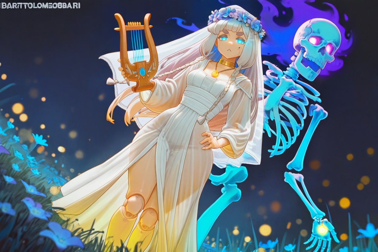 Ball-jointed Limbs, Blue Bokeh, Hand On Hip Porno IA Hentai
