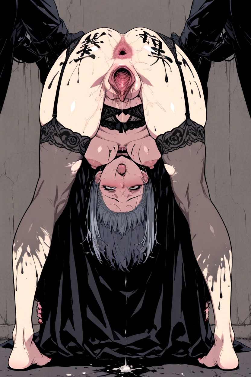 Medium Breast, Gangbang, Garter Belt Hentai AI Porn