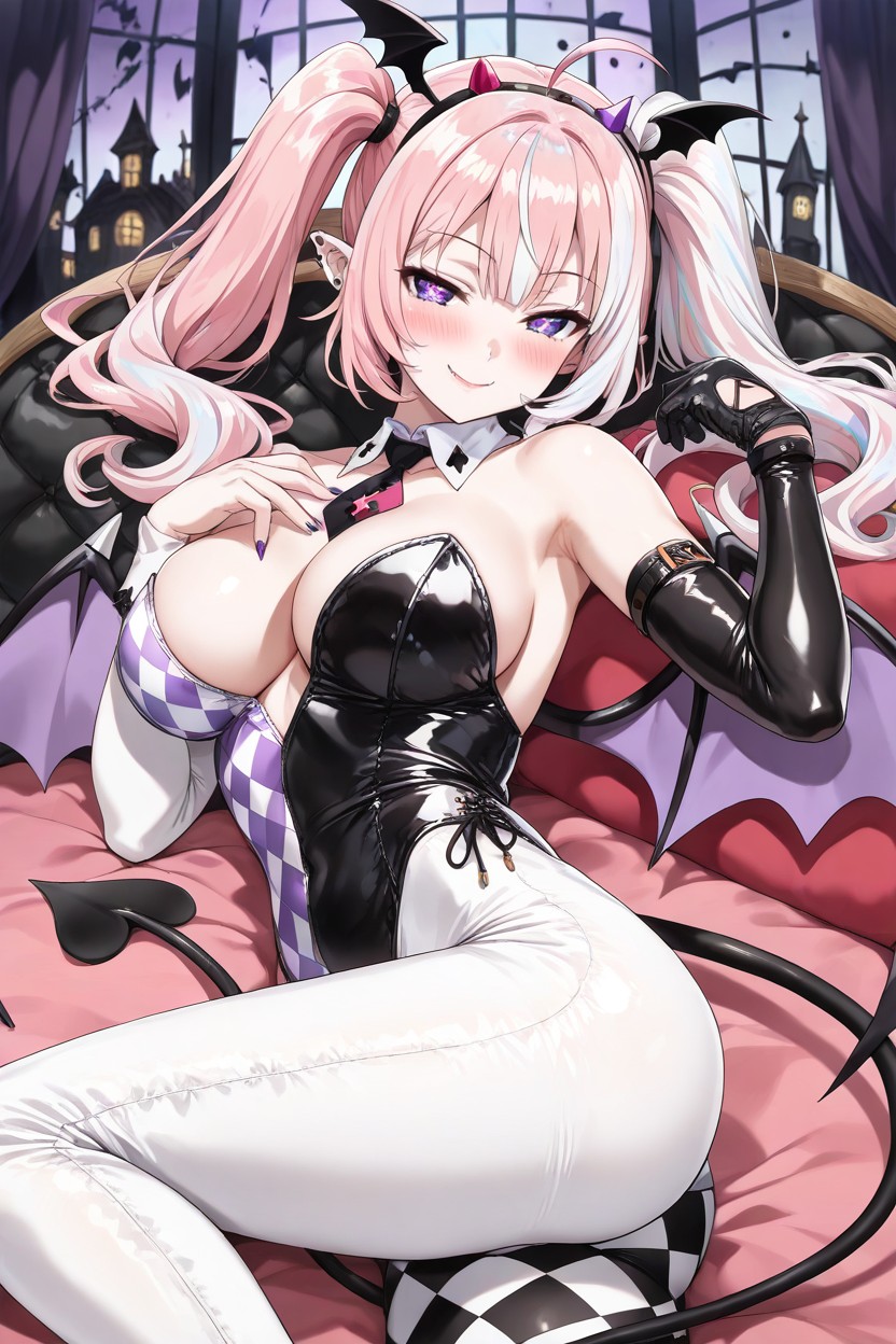 Pale White Skin, 18+, Left Glove Is White Hentai AI Porn