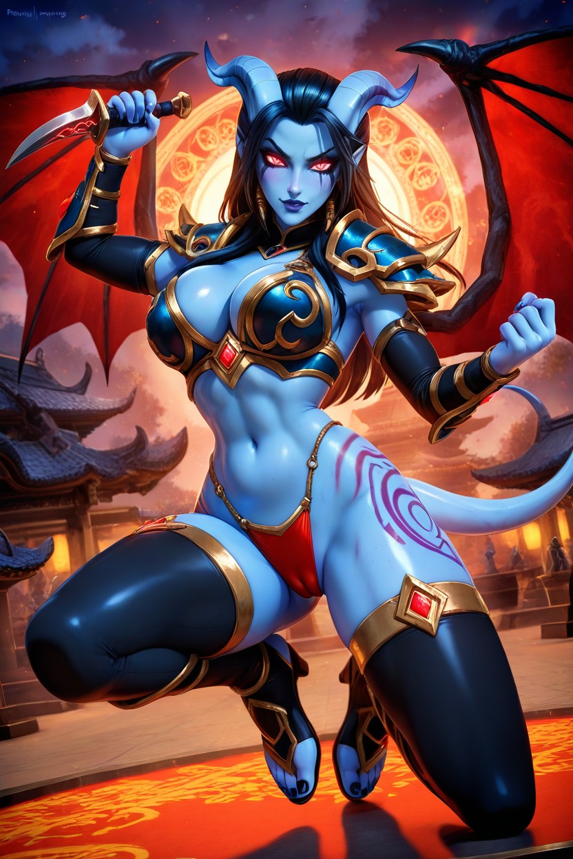 Vulcan, High Stockings, Athletic Body Porno IA Hentai