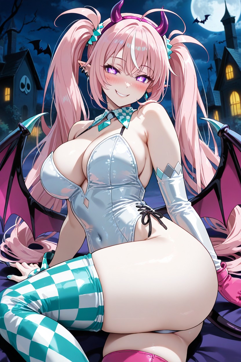 Espiègle, Right Hairband Is White, Twin Tails Tied In Hair Porno IA Hentai