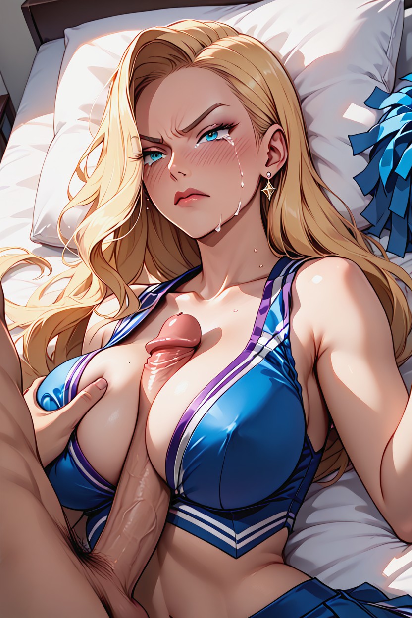 Very Close Up, Tearyface, Side View Hentai IA
