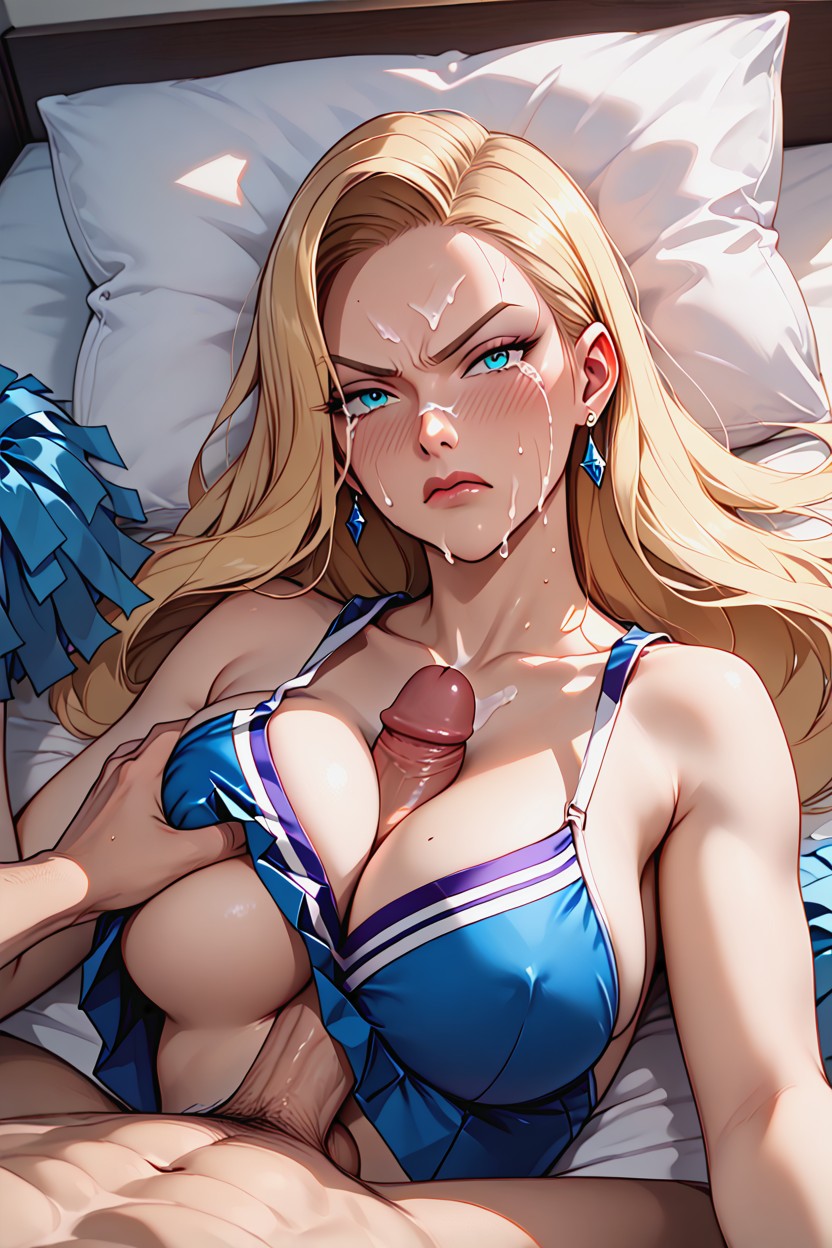 Angry, Hand Reaching Out To Grope Breast, Squeezing Breast Hentai AI Porn