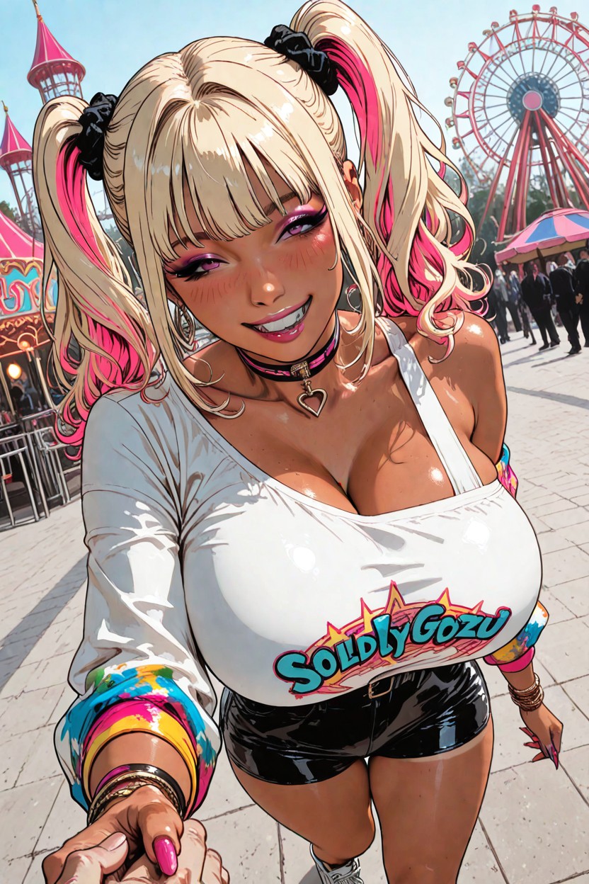 Magical Choker, 18+, Reaching To Viewer Hentai AI Porn