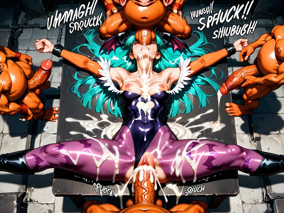 Grab Your Head, Tables, Scratch Lines All Over Her Body Hentai AI Porn