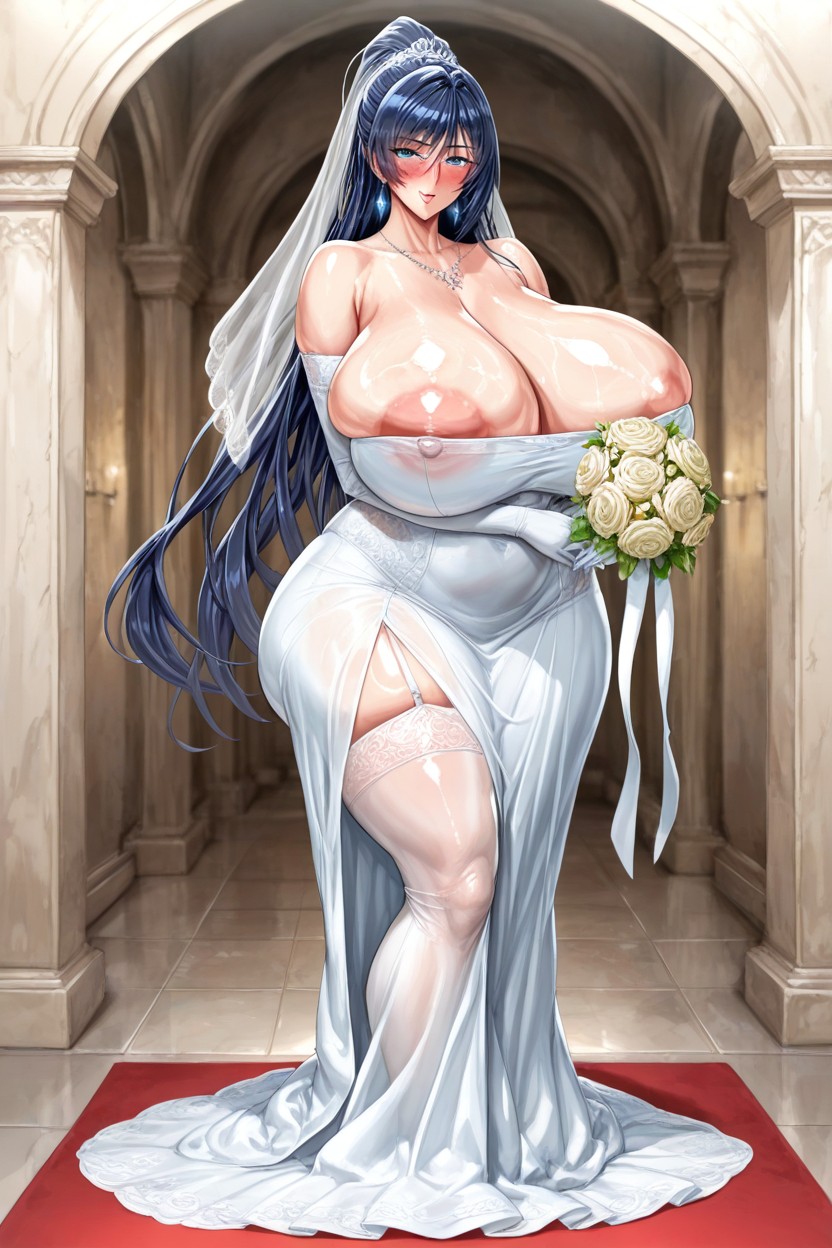 25+, Shoulder-length Hair, Blue Eyes Hentai AI Porn