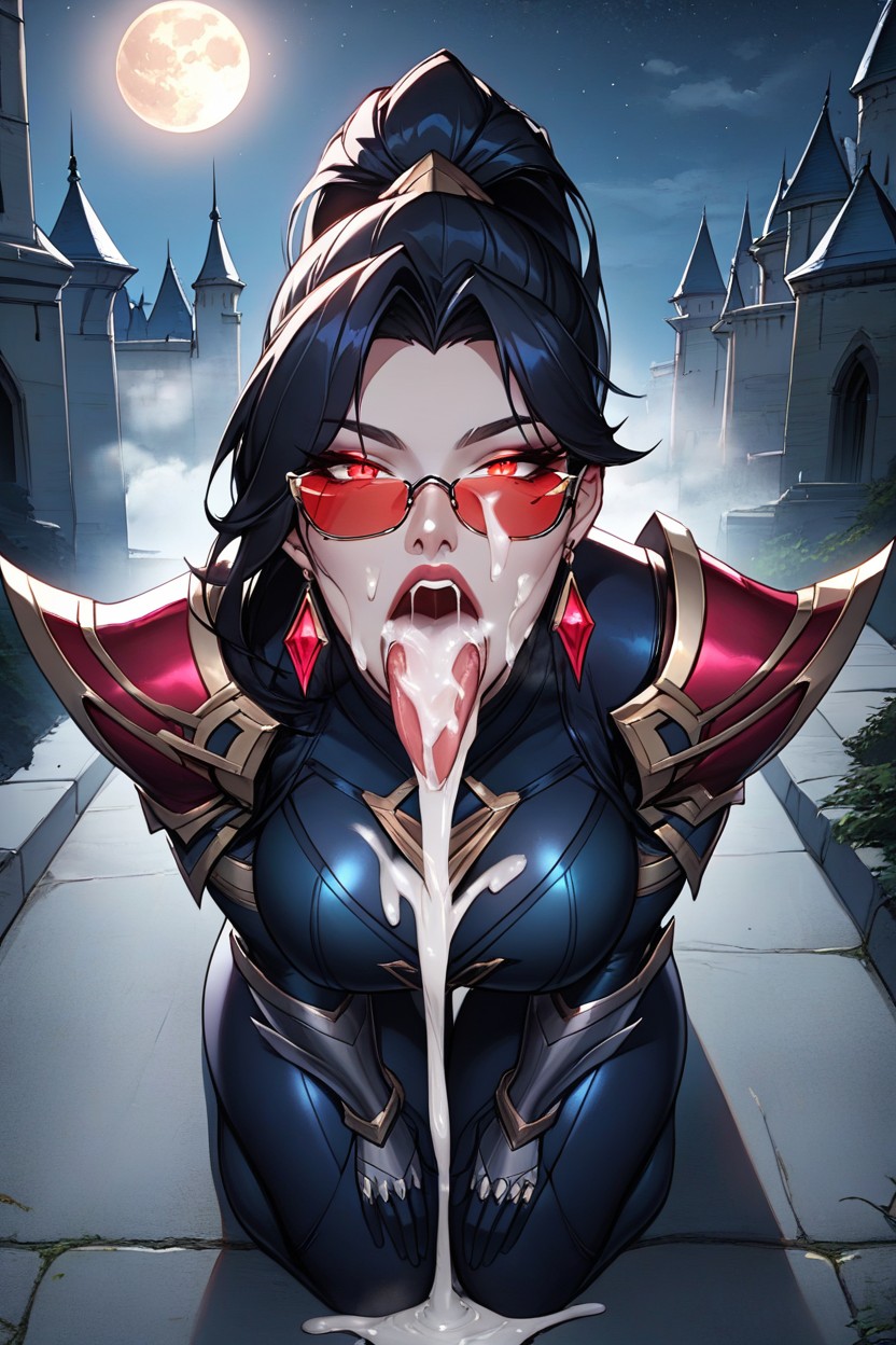 Pechos Masivos, De Rodillas, Vayne From League Of Legends Hentai IA