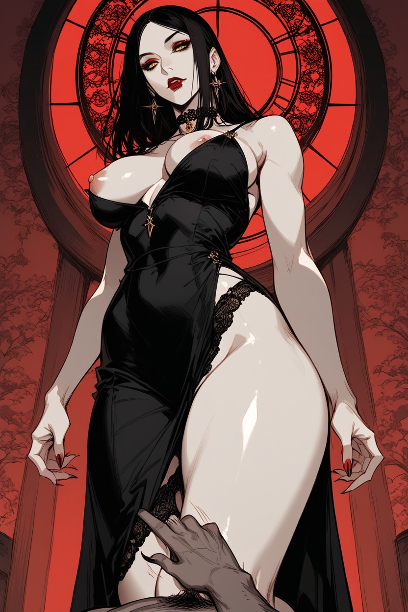 Vampire, Tight Waist, Ultra Detailed Hentai AI Porn