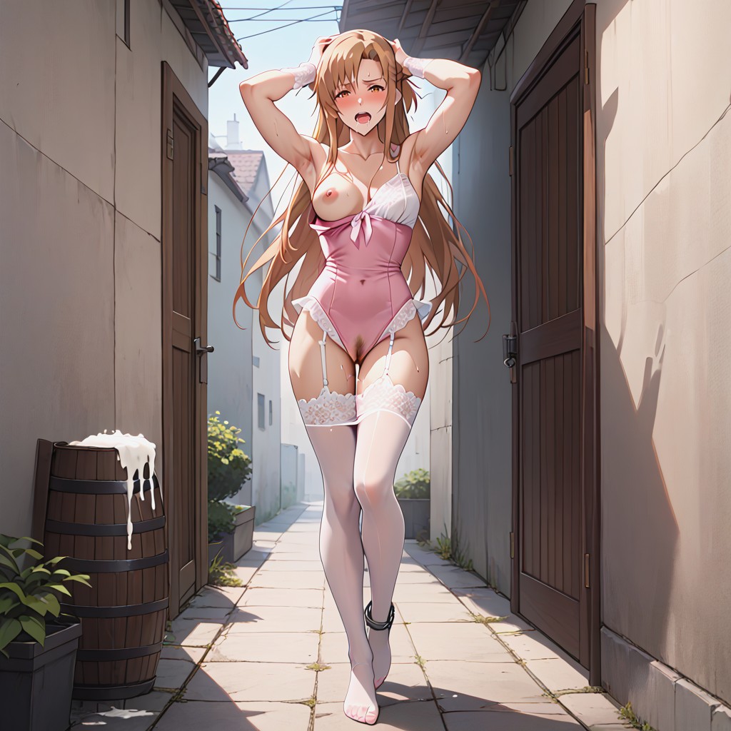 Panties Pull Down, Dropping, View From Behind Porno IA Hentai