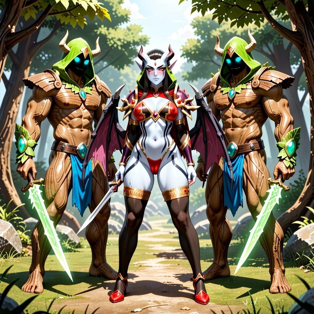 Black Eyeliner, Black Hair, Ornate Hip Cage Intricate With The Top Hentai AI Porn