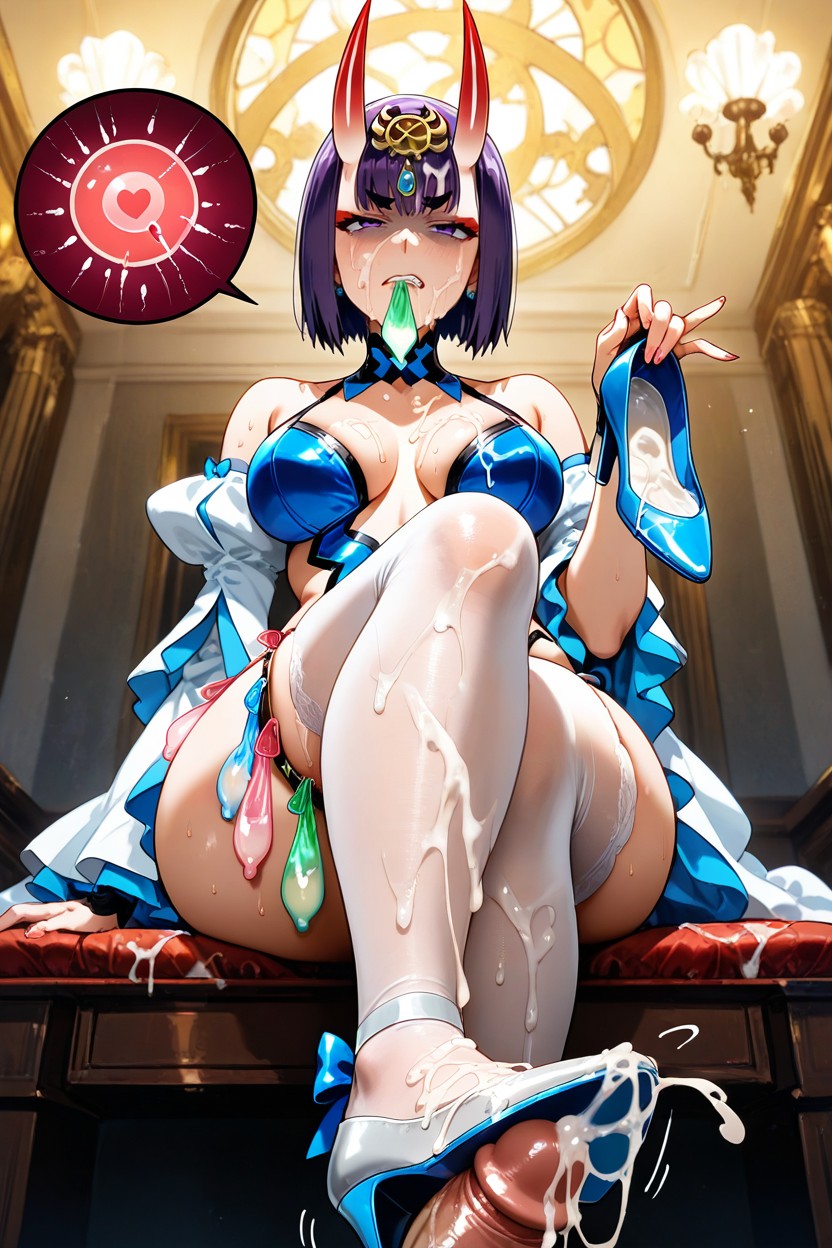 Semen Soaked High Heels, Culo Mediano, Cum On Hair Hentai IA