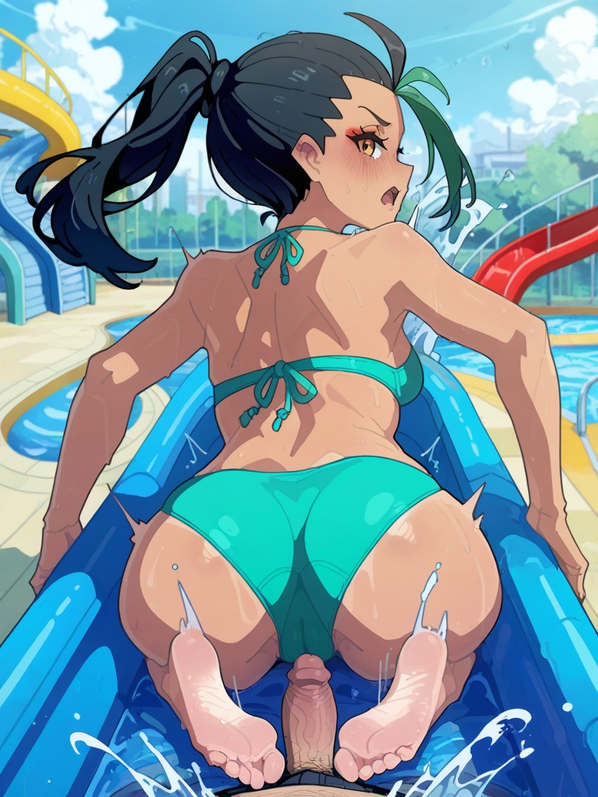 Motion Lines, Small Ass, Five Toes Per Foot Hentai AI Porn
