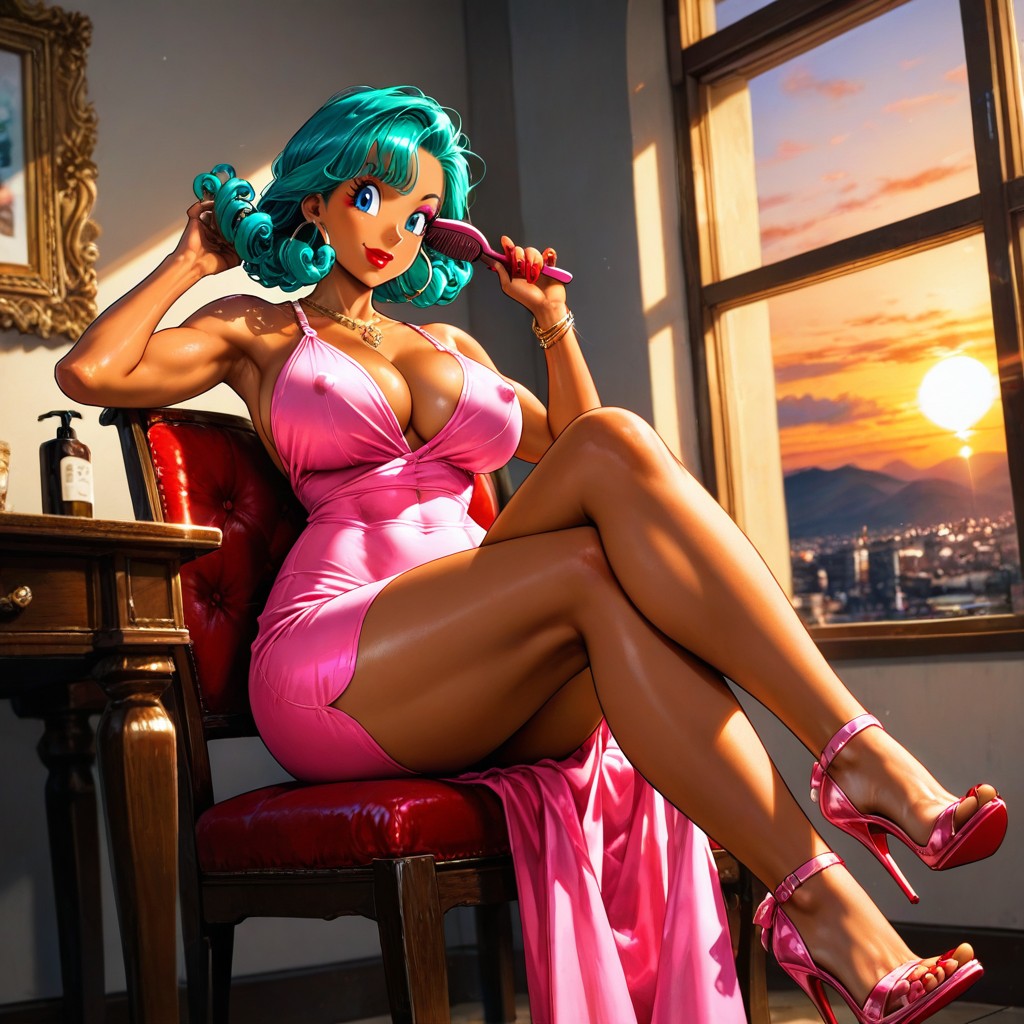 Corto, Makeup Items On The Table, Pechos Grandes Hentai IA