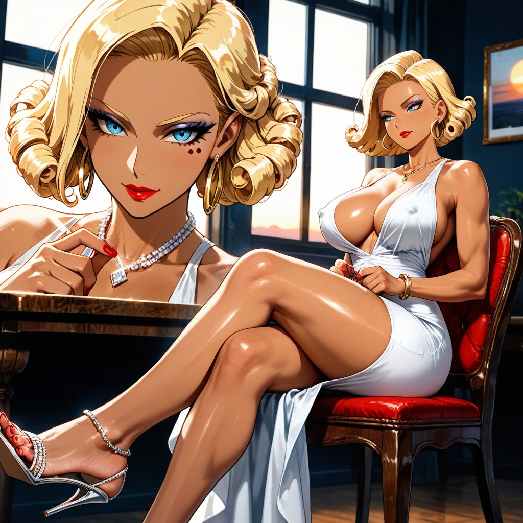 Putting On Perfume, Marilyn, Bracelets Hentai AI Porn