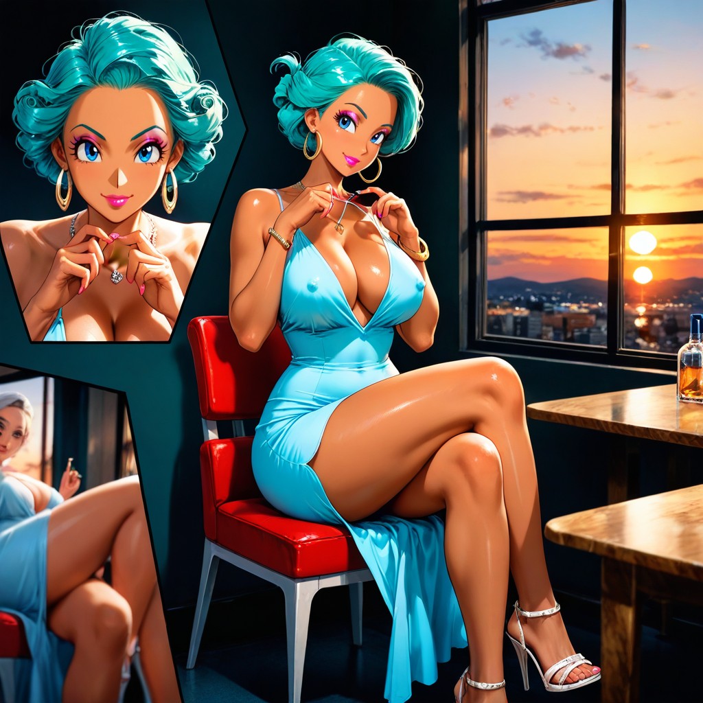 Beauty Spot Next To Lip, Perfect Image, Extremely Beautiful Woman Hentai AI Porn
