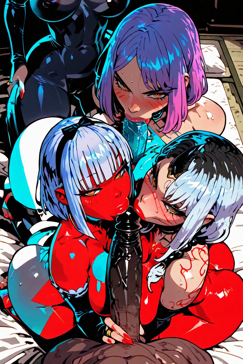 Pecho Colosal, Kajinman Style, Three Females Hentai IA