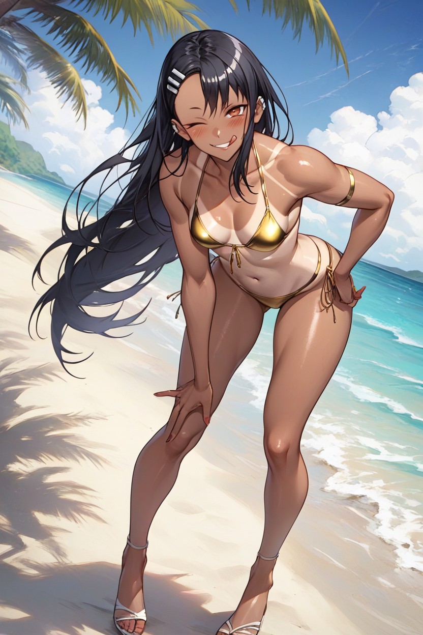 25+, Serious Expression, Agachándose Hentai IA