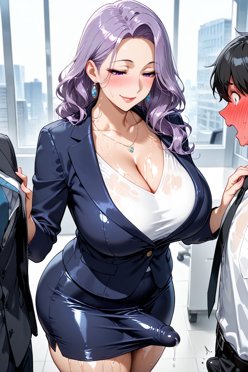 Light Makeup, Huge Tits, Oiled Body Hentai AI Porn