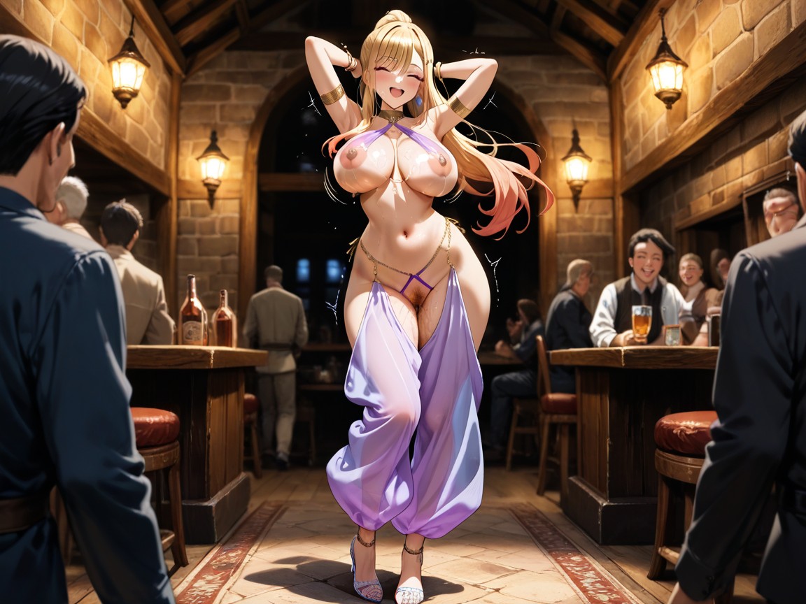 Pechos Grandes, De Pie, Motion Blur Hentai IA