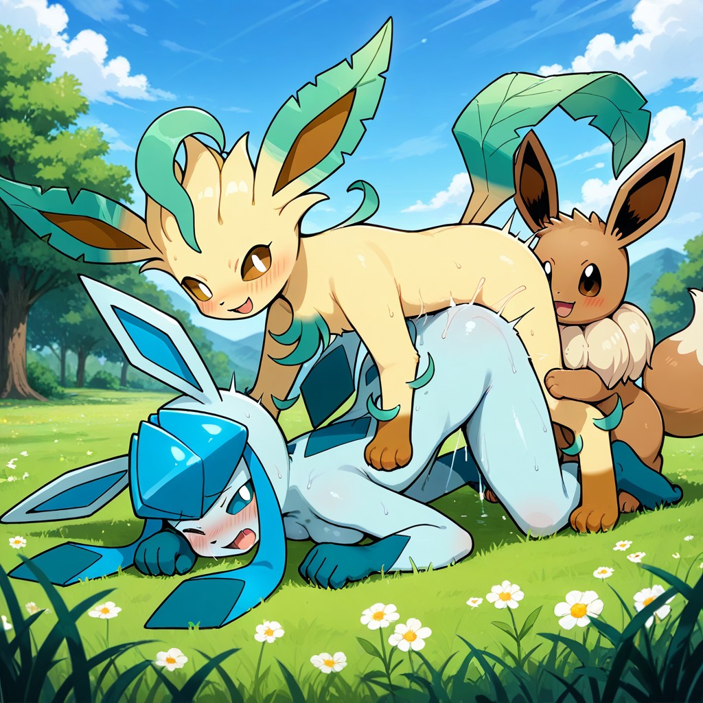 Hug Butt, Meadow, Detailed Genutalia Hentai AI Porn