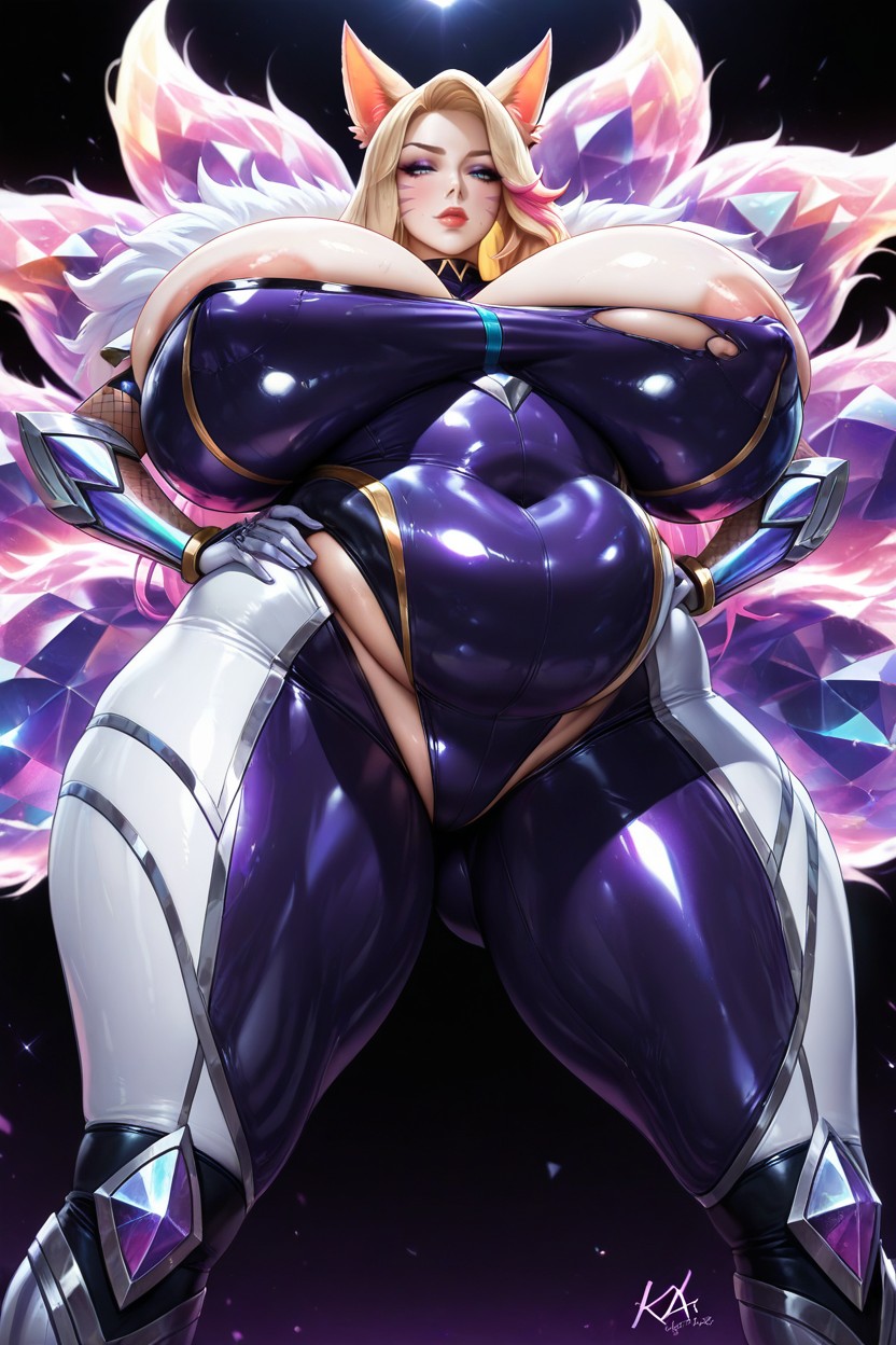 25+, Hyper Voluptuous Giant Fat Ass, Bare Shoulders Hentai IA
