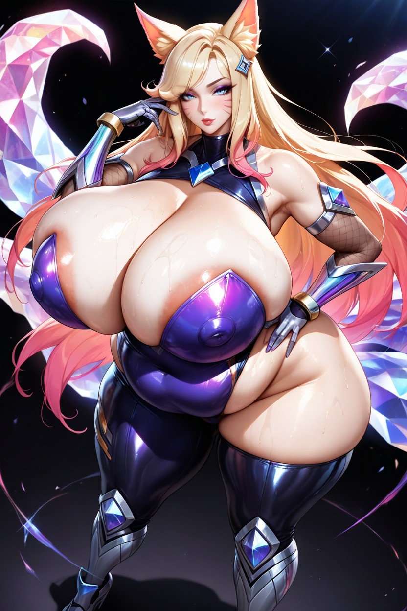 25+, Extremely Large Ass, Completely Black Empty Void Background Hentai AI Porn
