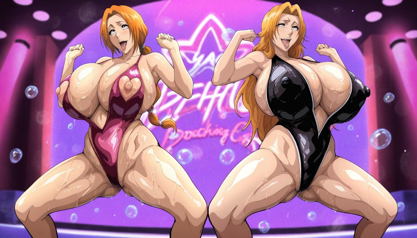 Orihime Inoue From Bleach, Rounded Ass, Ginger Hentai AI Porn