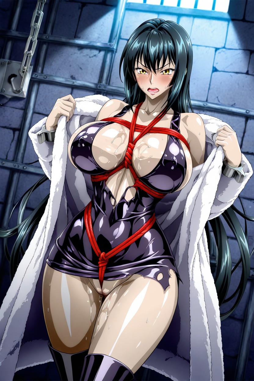 Shibari, En Colère, Oiled Skin Porno IA Hentai