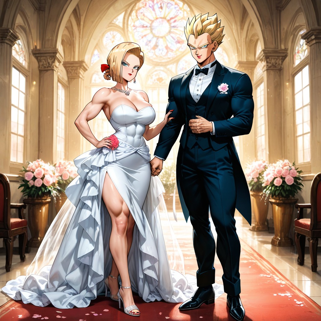Body, Wedding, Wearing A Wedding Dress Hentai AI Porn