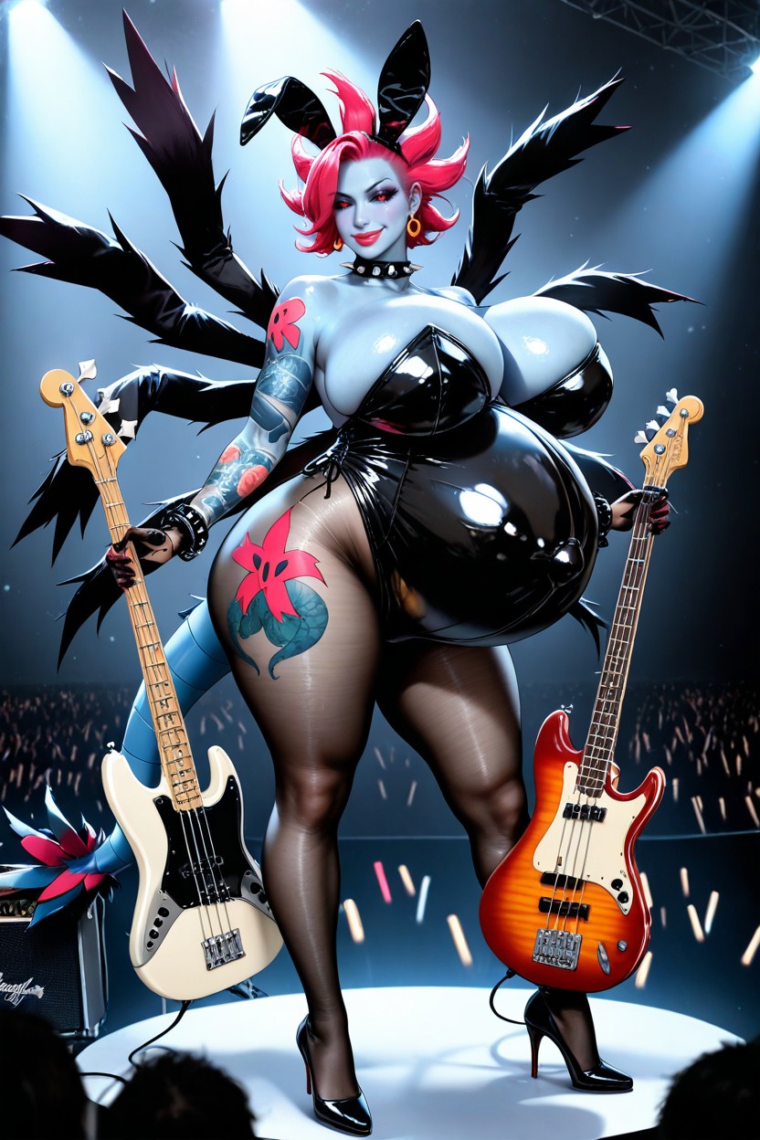 Black Leotard, Hydreigon Pokemon, Hyper Pregnant Belly Hentai AI Porn