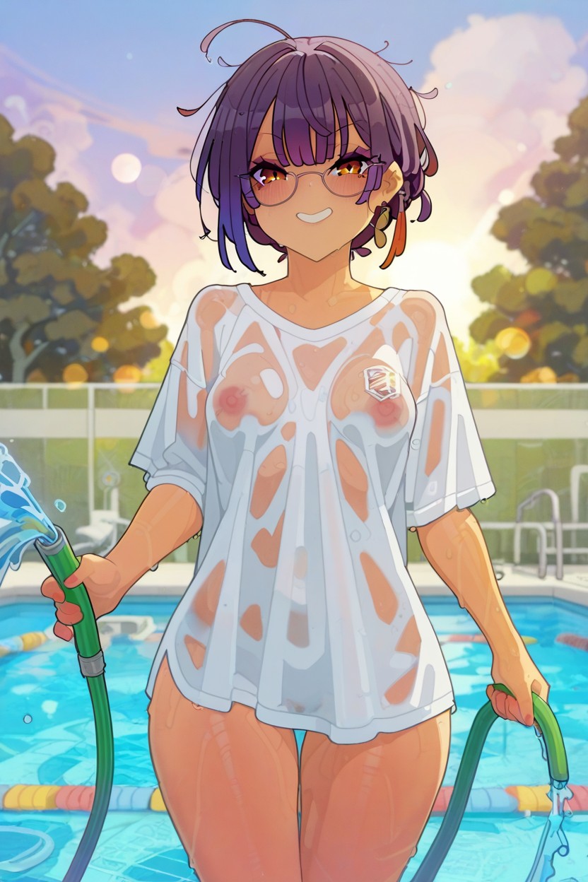 Assertive, Amber Eyes, Playful Hentai IA