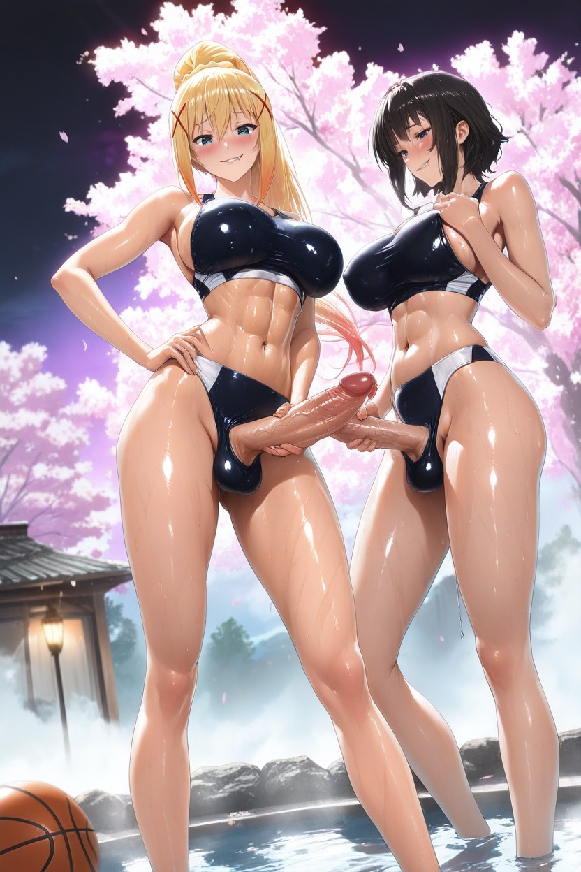 Tight Body, Clear Water, Long Legs Hentai IA