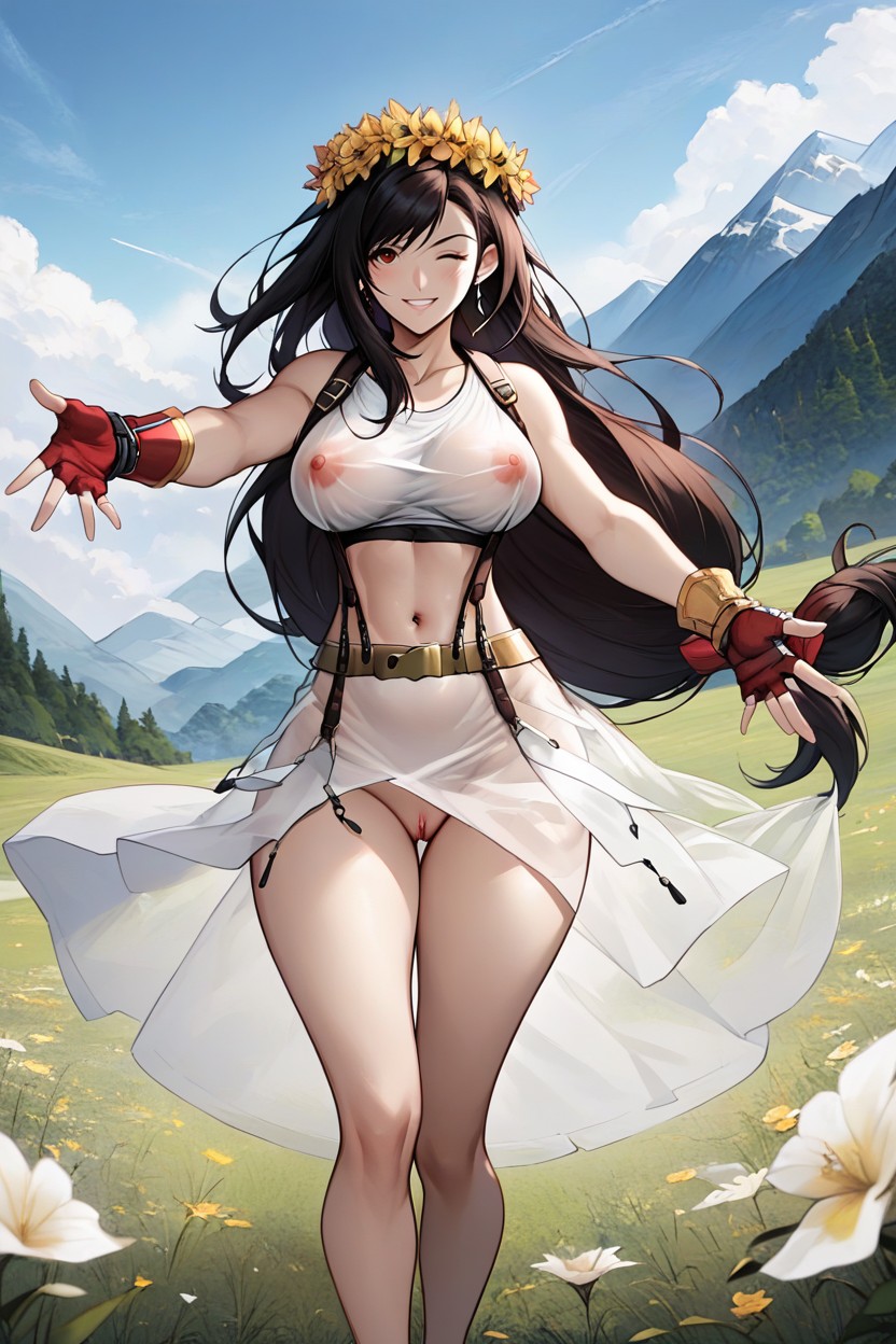 Bare Feet, Exposed Navel, Cinematic Hentai AI Porn