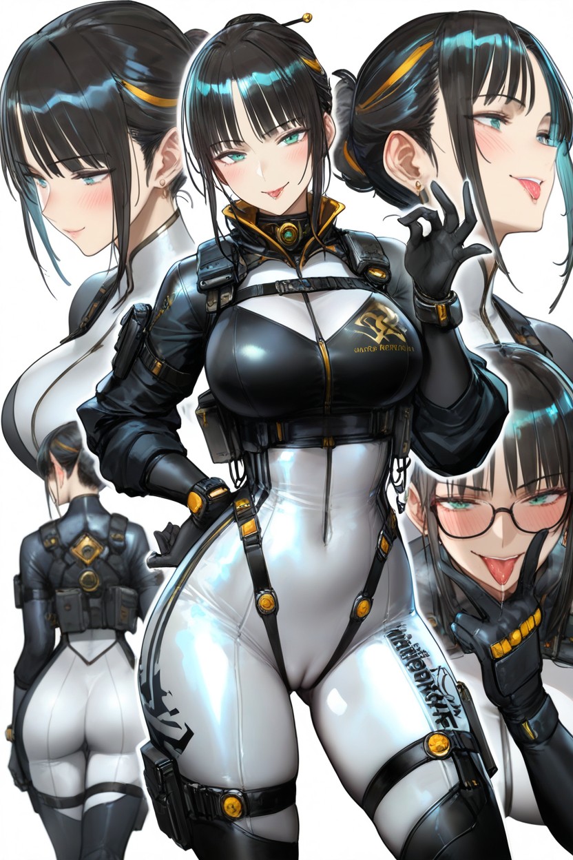 High Resolution, Saliva Thread, Kimono Hentai AI Porn
