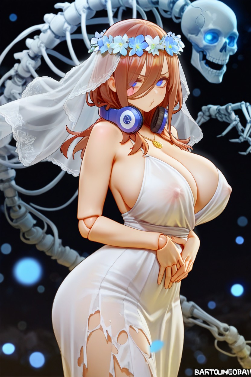 Jewelry, Field Of Blue Lilies, Pouting Face Hentai IA