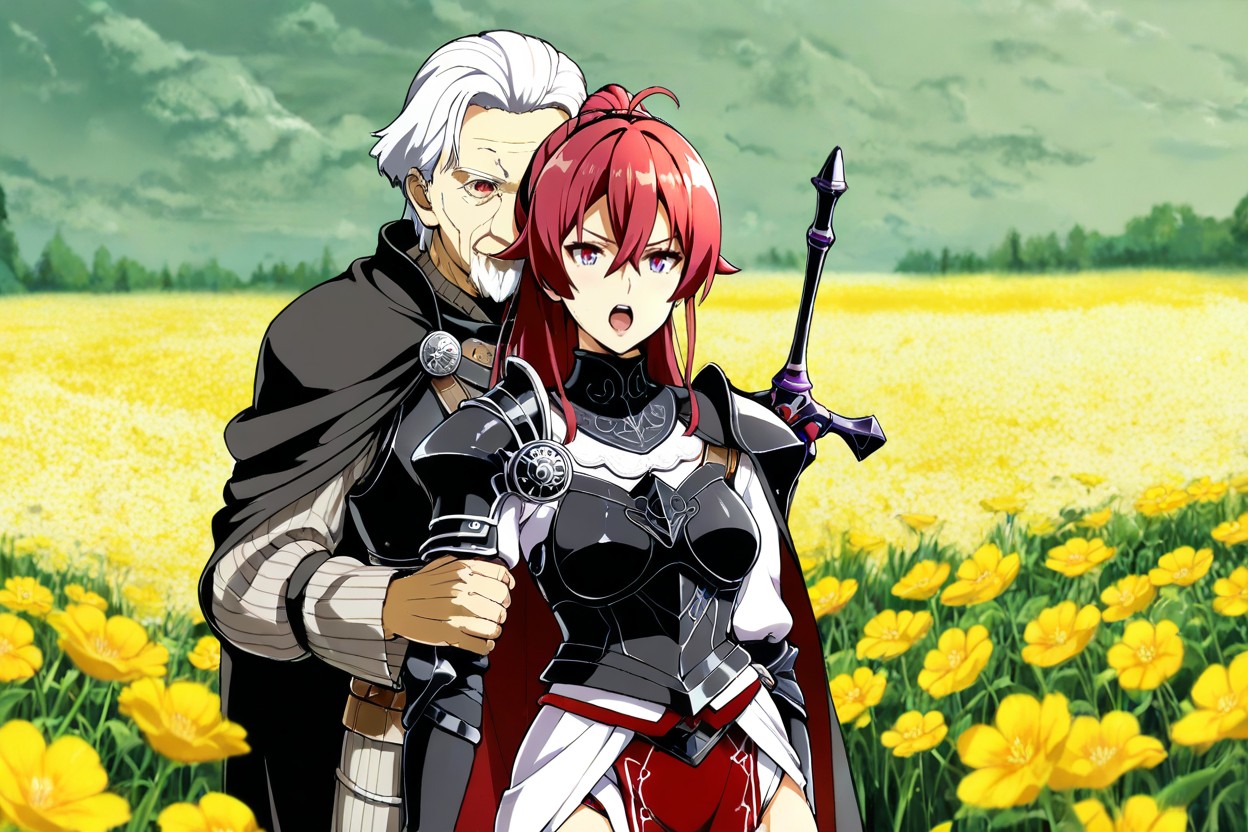 Face To Face, Old Man Medieval Peasant Cloth, Only One Old Man Hentai IA