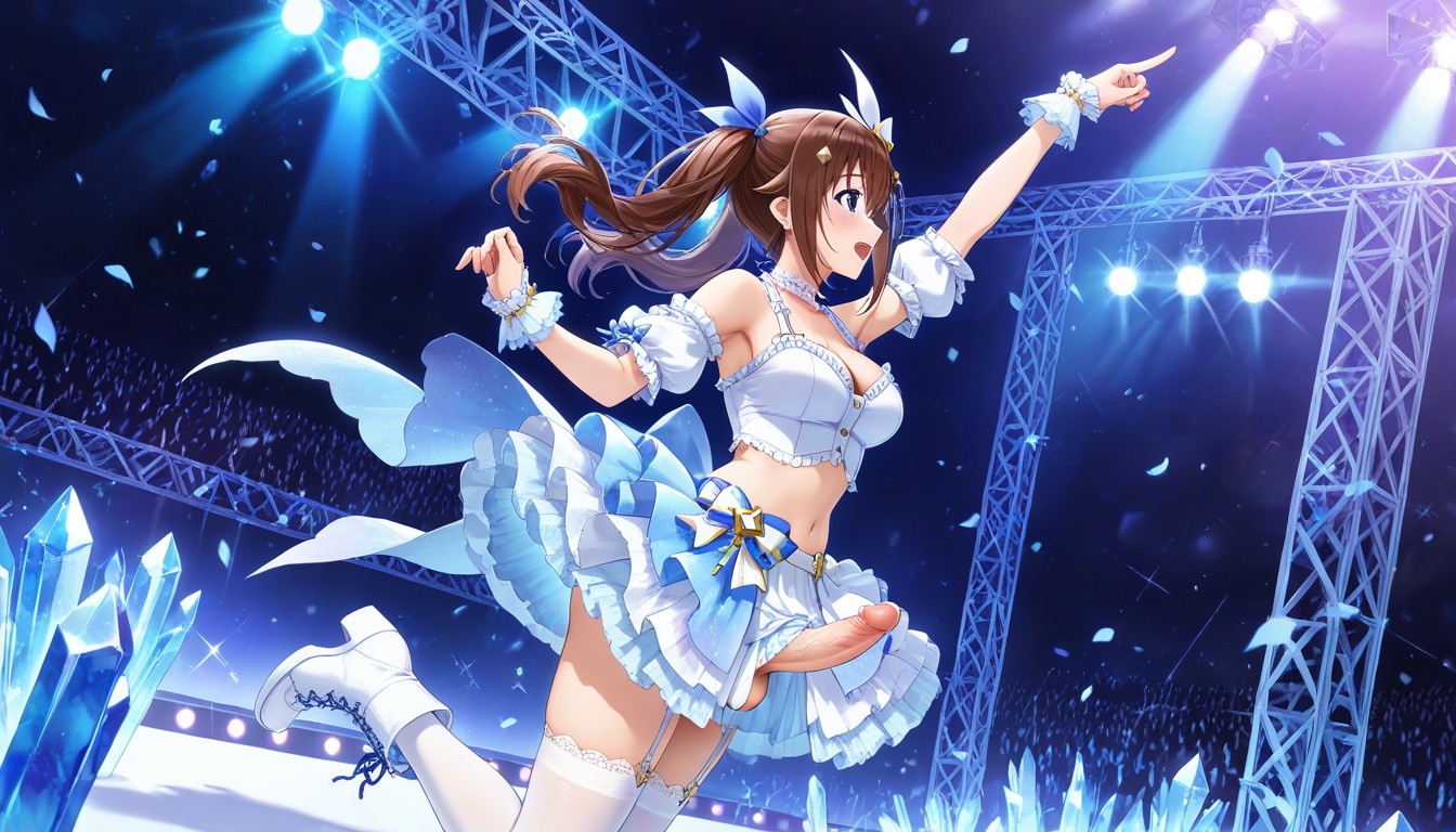 Finger High Details, Futanari, Stage Hentai AI Porn