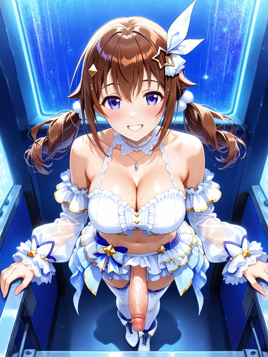 Frilled Idol Outfit, Excessive Frills, Side Zipper Hentai IA