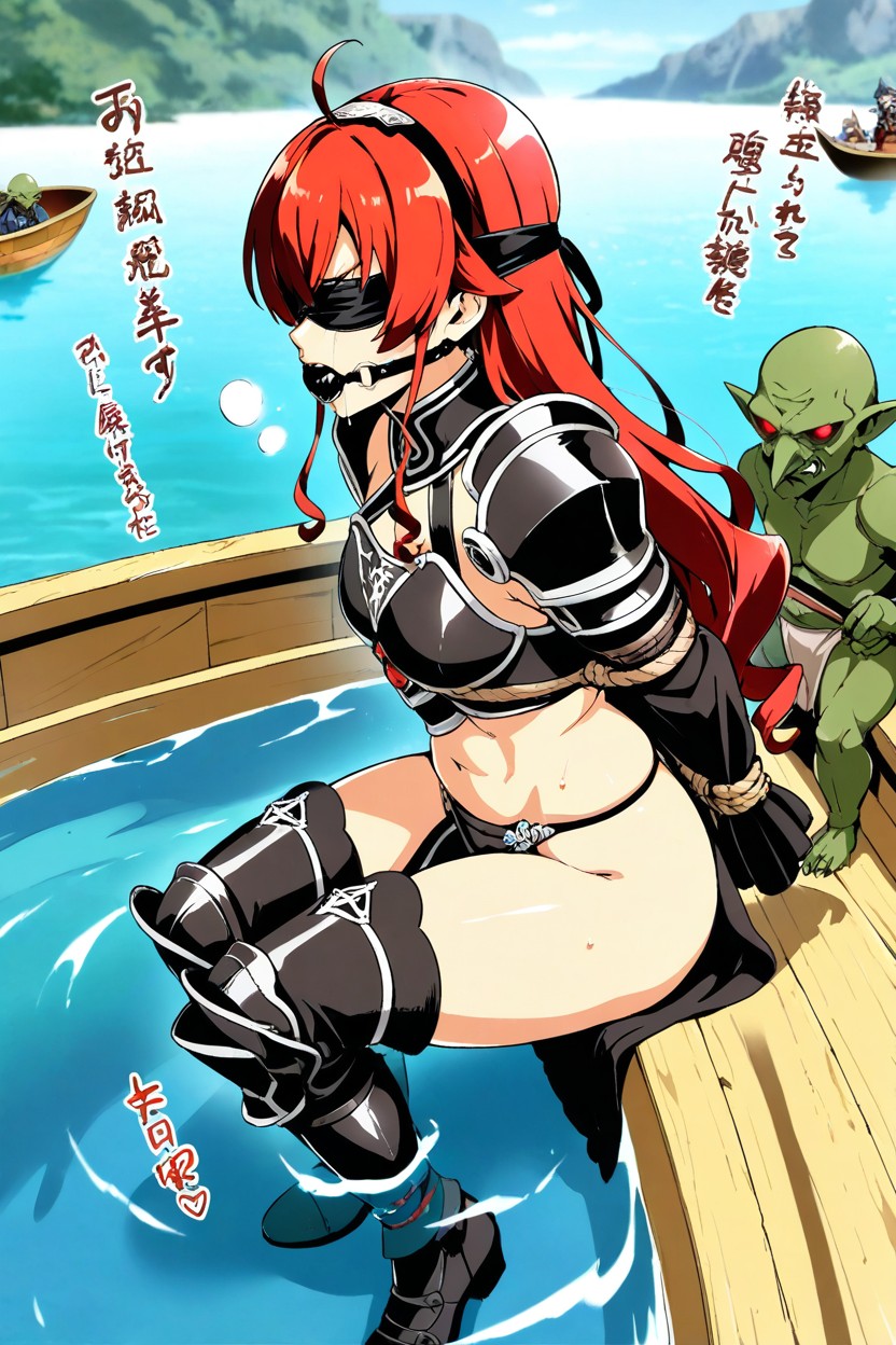 Honkai Impact, Female's Arms Tied Behind The Back, Female Gag Hentai AI Porn