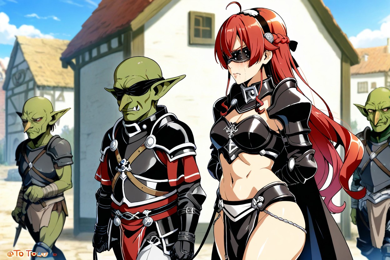 Side View, Eris Greyrat's Eyebrow, Goblin Hold Female Hentai AI Porn