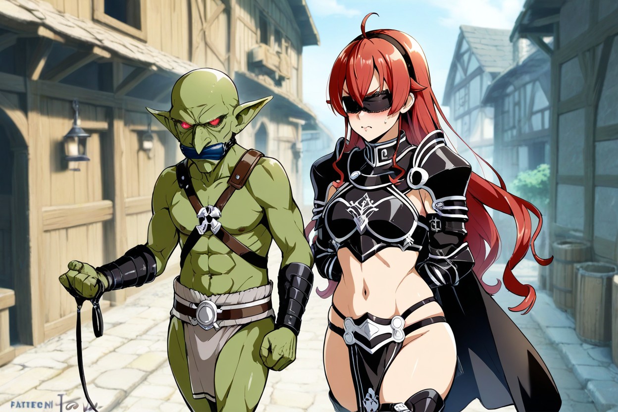 Only One Male Goblin, Only One Eris Greyrat From Mushoku Tensei, Female Gag Hentai AI Porn