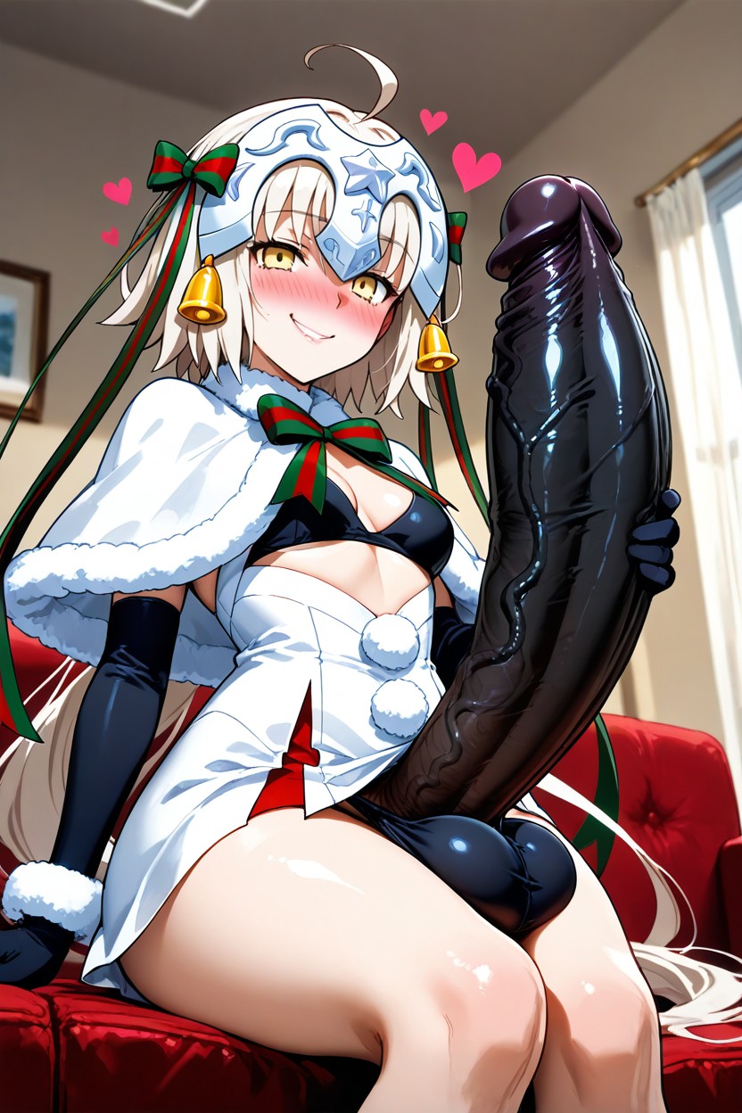Futanari, Erect Penis, Traviesa Hentai IA