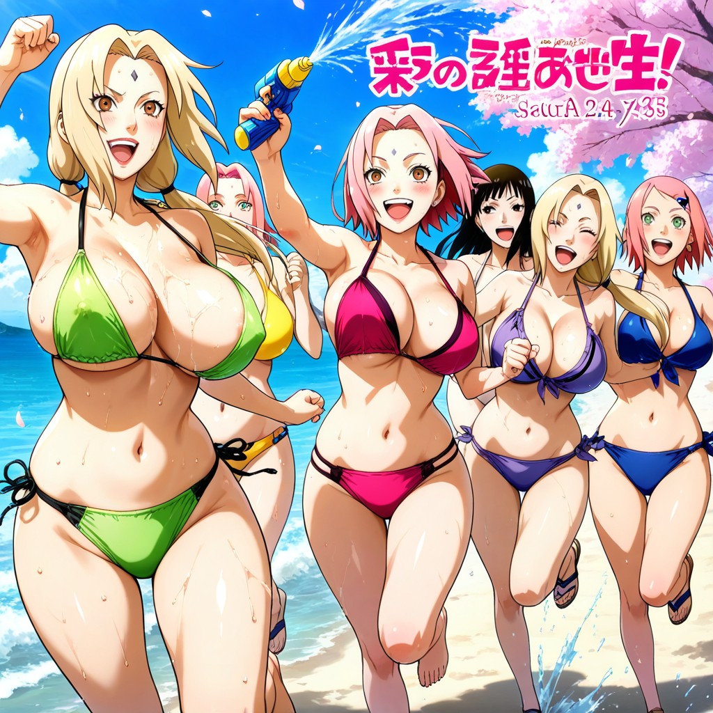 Bouncing Breasts, Visible Breasts, Running Hentai IA