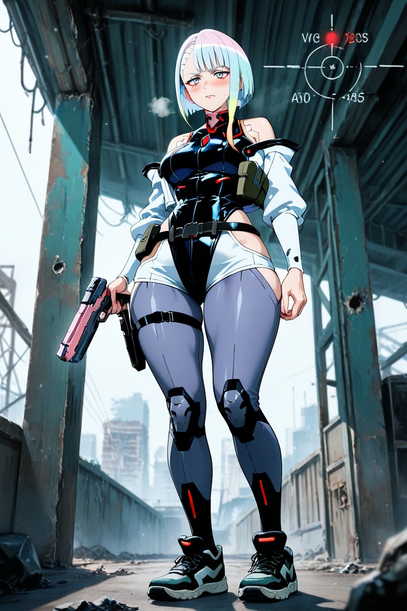 Tactical Gear, Bokeh, Outdoor Hentai AI Porn