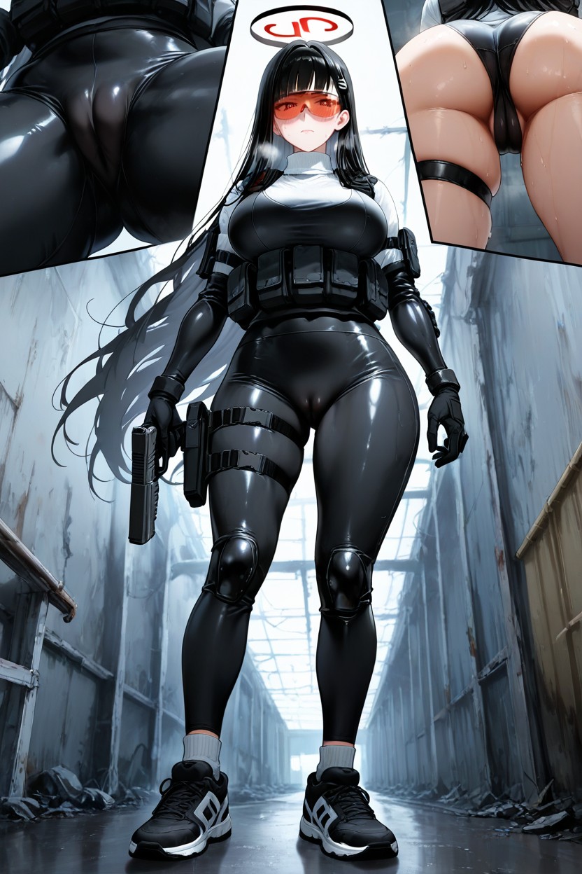 Shooting Range, Tactical Safety Glasses, Tactical Thigh Strap Hentai IA
