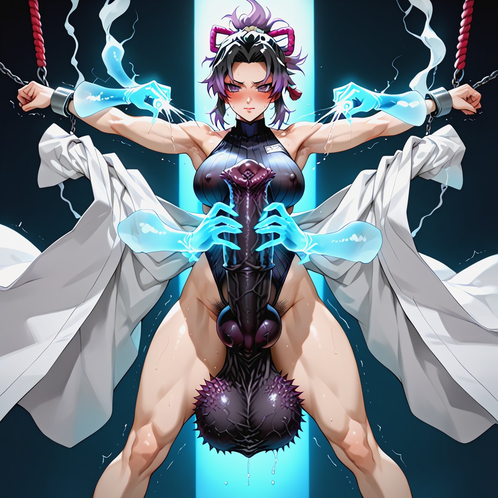 Penile Spines, Futanari, Impossibly Huge Swollen Horsecock Hentai IA