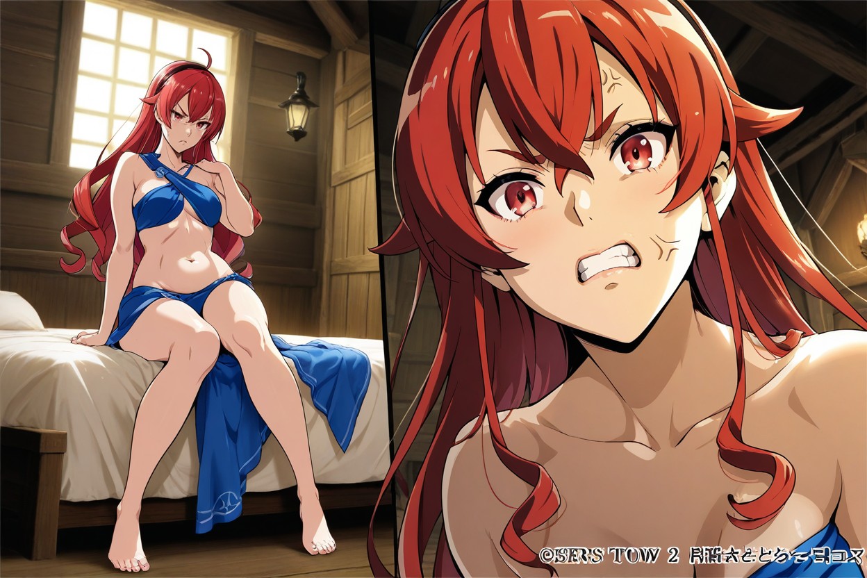 Fighting Pose, Mushoku Tensei, Medium Ass Hentai AI Porn