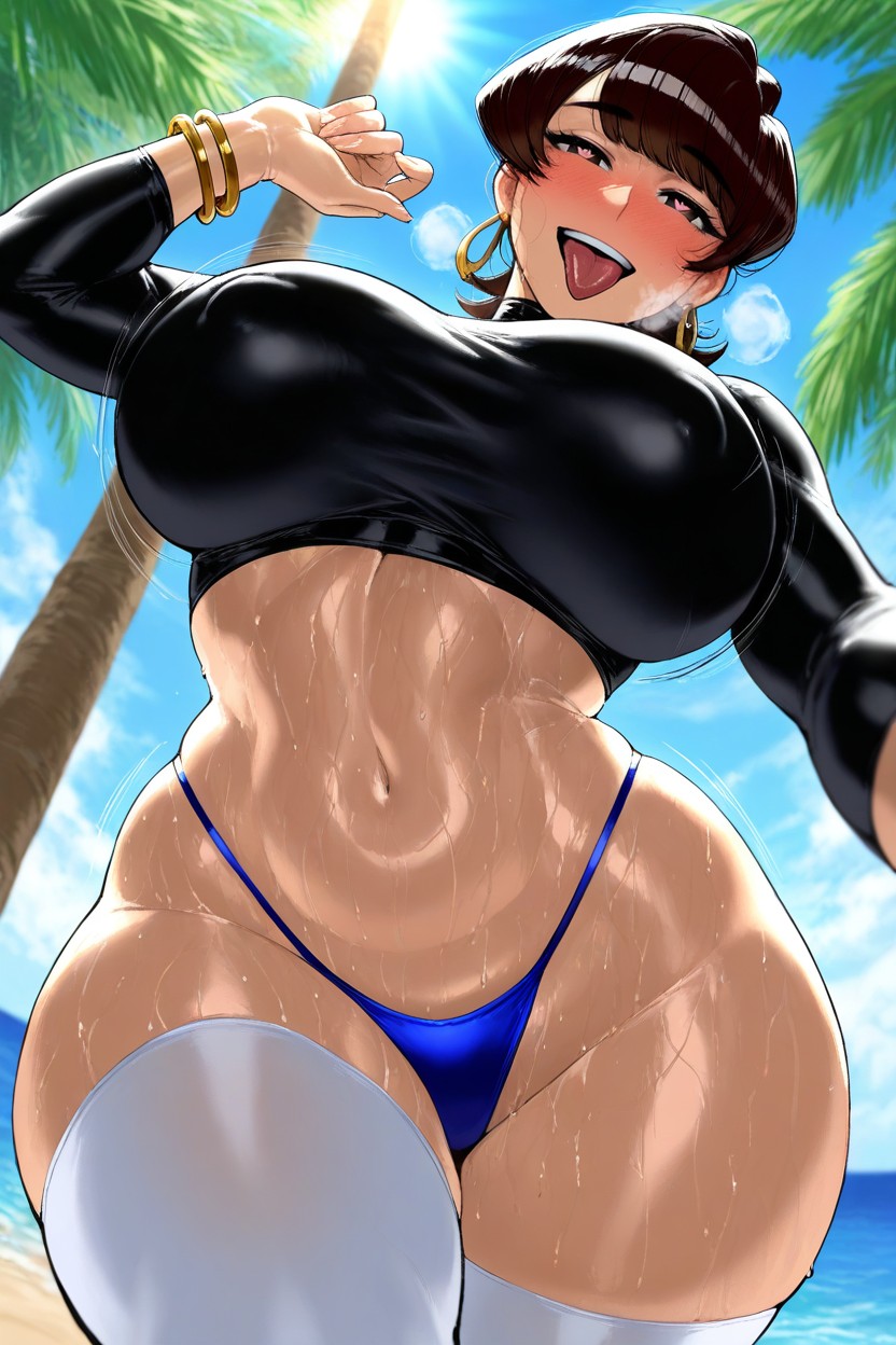Rounded Breast, Heart Shaped Pupils, Perfect Face Hentai AI Porn