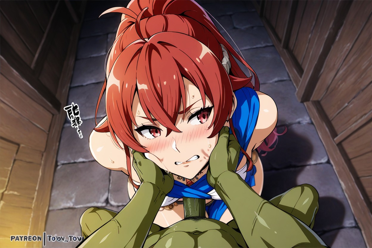 Female On Her Knees, Mushoku Tensei, Goblin Happy Hentai AI Porn